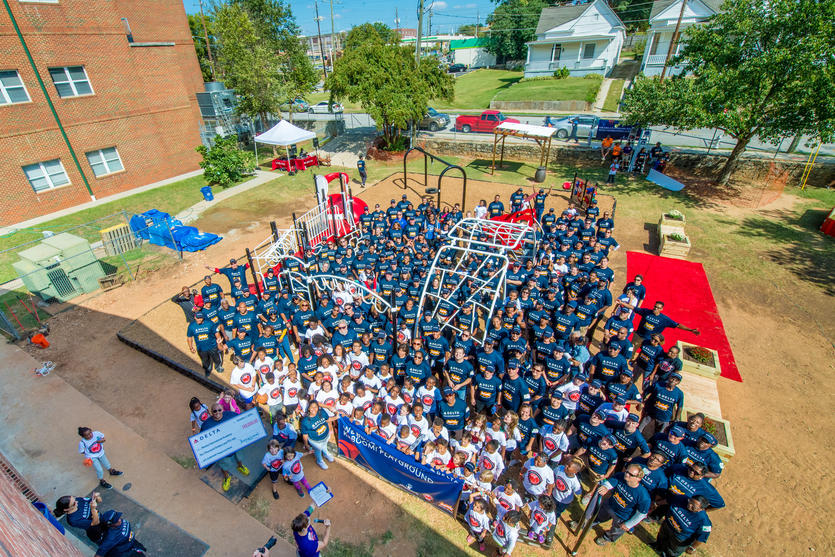 Delta, KaBOOM! continue to give the gift of play in Atlanta at Wesley
